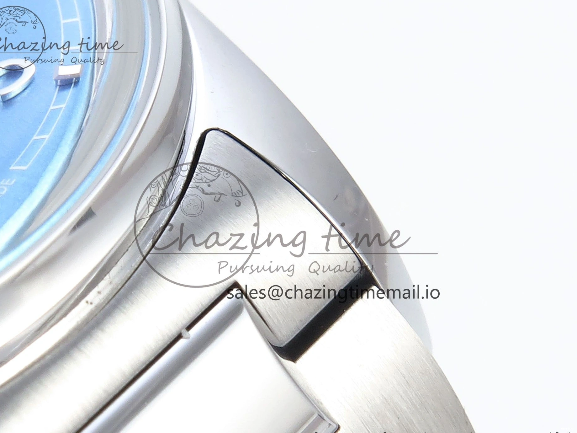 MIROTIME 0306 FashionForward Portugieser Auto IWC0562D APSF 1:1 Best Edition Light Blue Dial on SS Bracelet A 6994